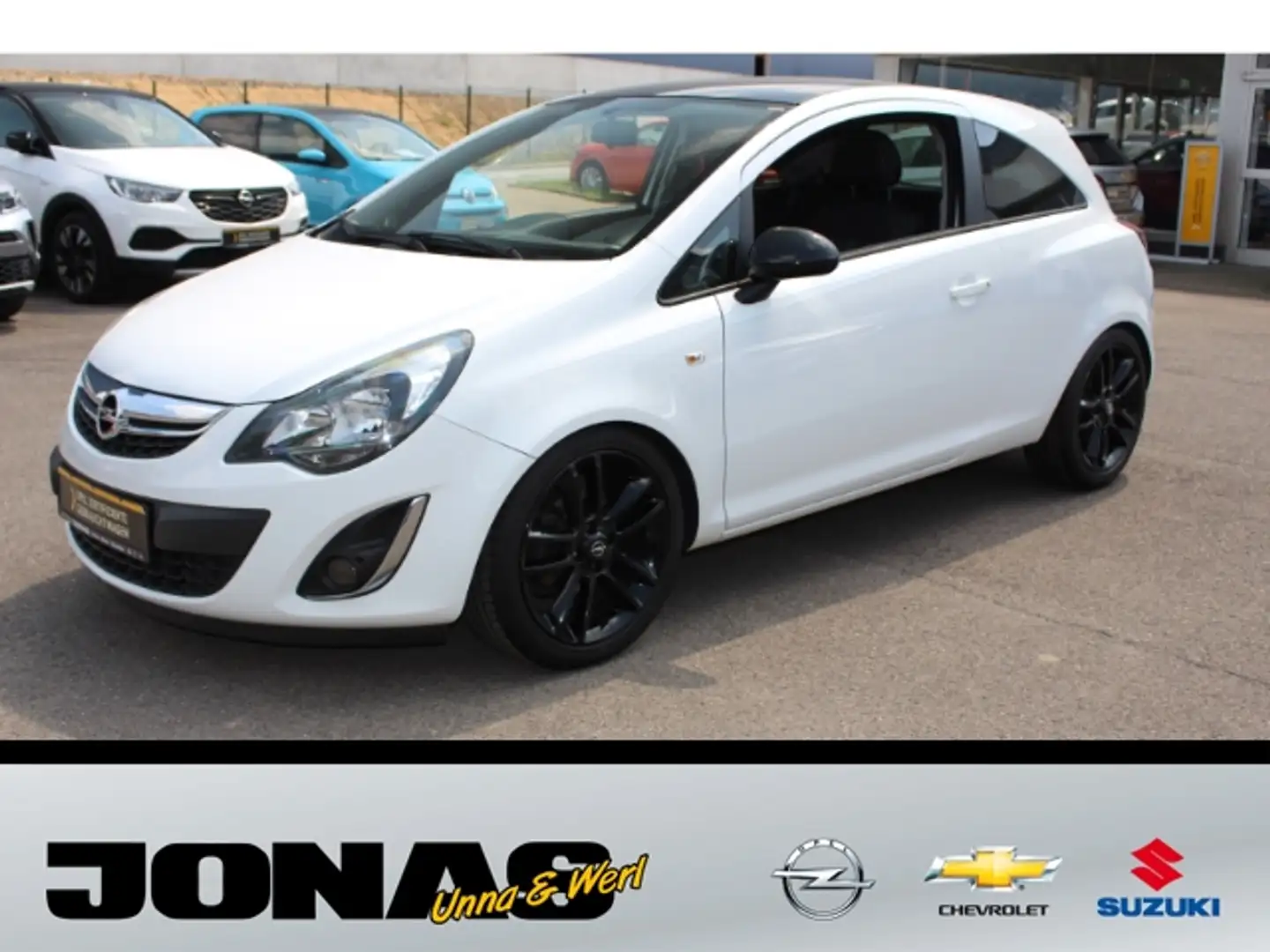 Opel Corsa D Edition 1.4 Color 3T Sitzhzg Lenkradhzg Alu Klim Weiß - 1