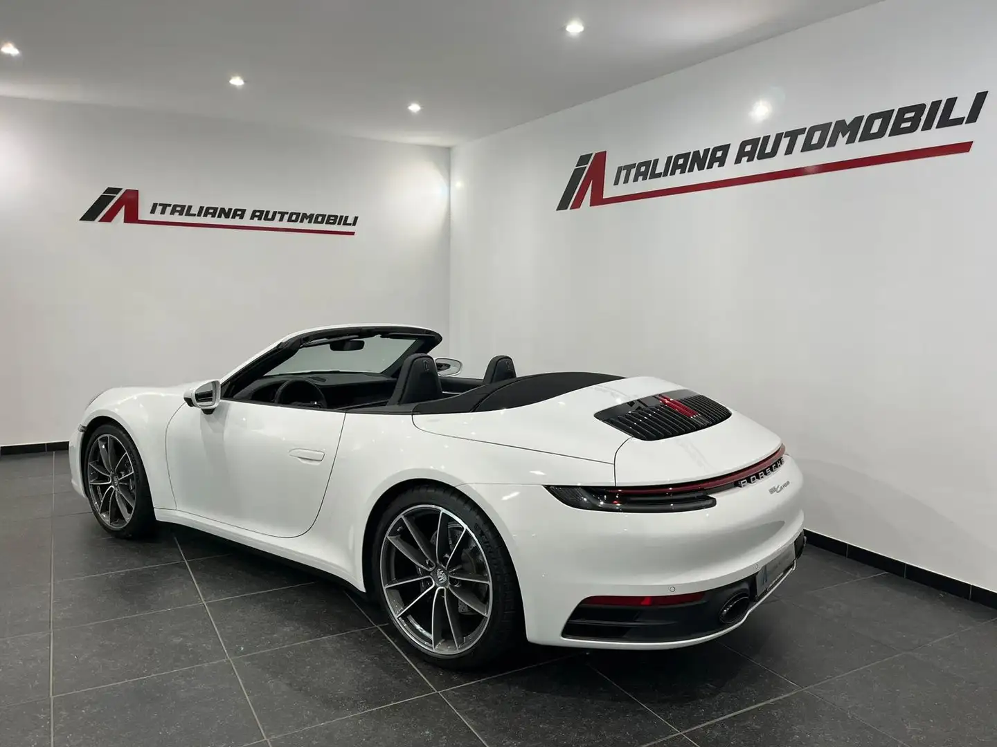 Porsche 911 911 Carrera 992 Cabrio 3.0 Carrera auto Weiß - 2