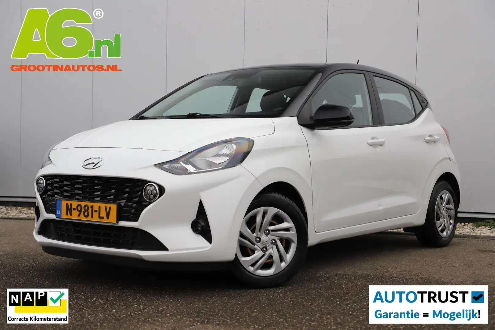 Hyundai i10 1.0 Comfort 5-zits Automaat Carplay Android Naviga Blanco - 1