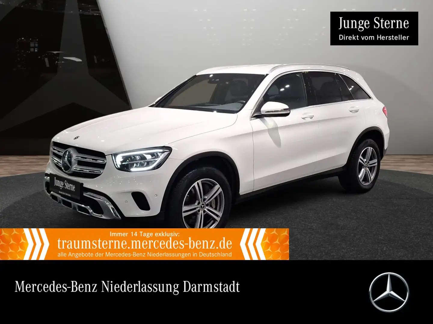Mercedes-Benz GLC 300 e 4M AHK+LED+KAMERA+SPUR+TOTW+KEYLESS+9G Weiß - 1