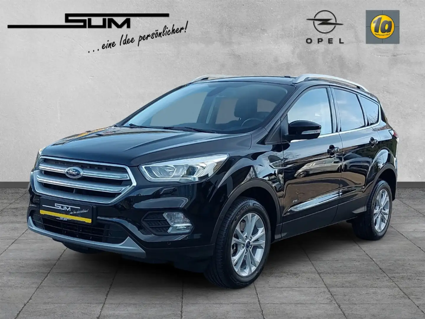 Ford Kuga Titanium 4x4 Navi El. Heckklappe Rückfahrka.Sitzhe Schwarz - 1