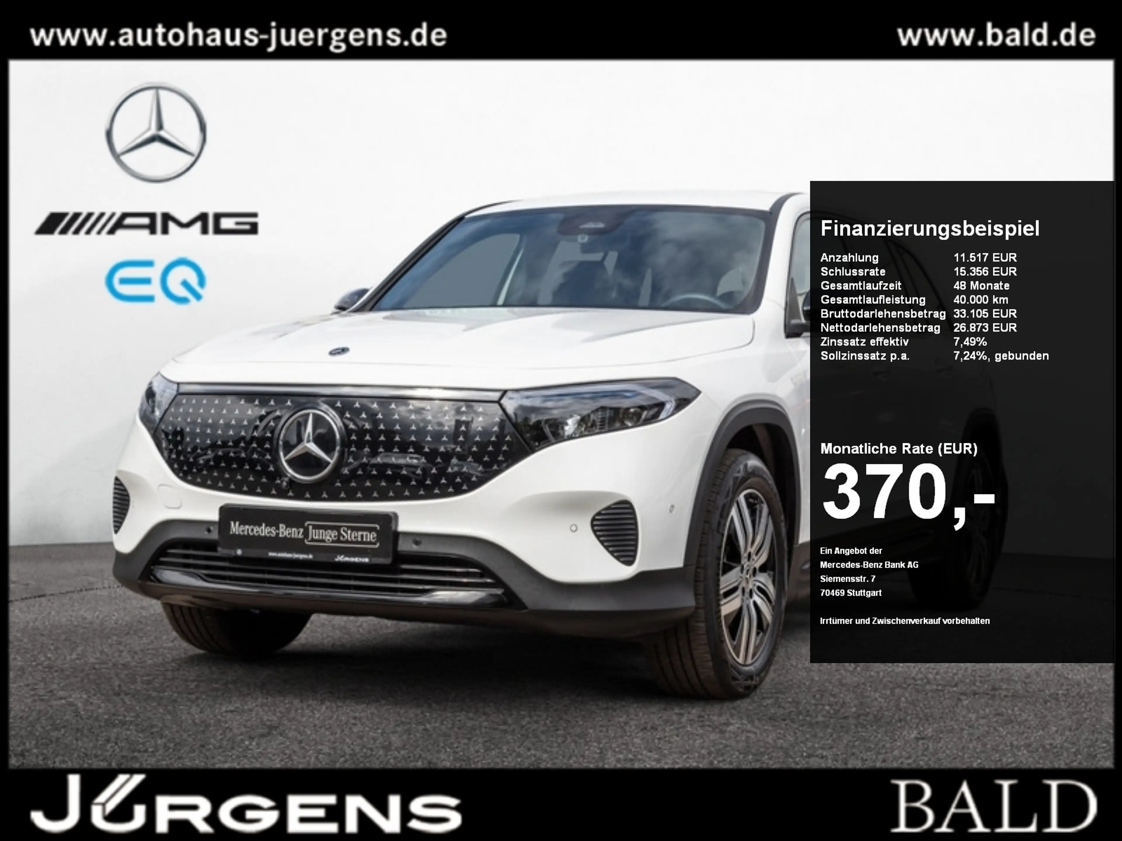 Mercedes-Benz EQB 250 + ElectricArt/LED/360/Night/Totw/Keyl/18"