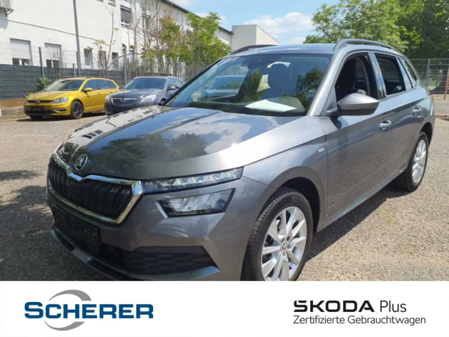 Skoda Kamiq 1.0 TSI DSG Tour LED+Navi+App+Keyless+Clim Gris - 1