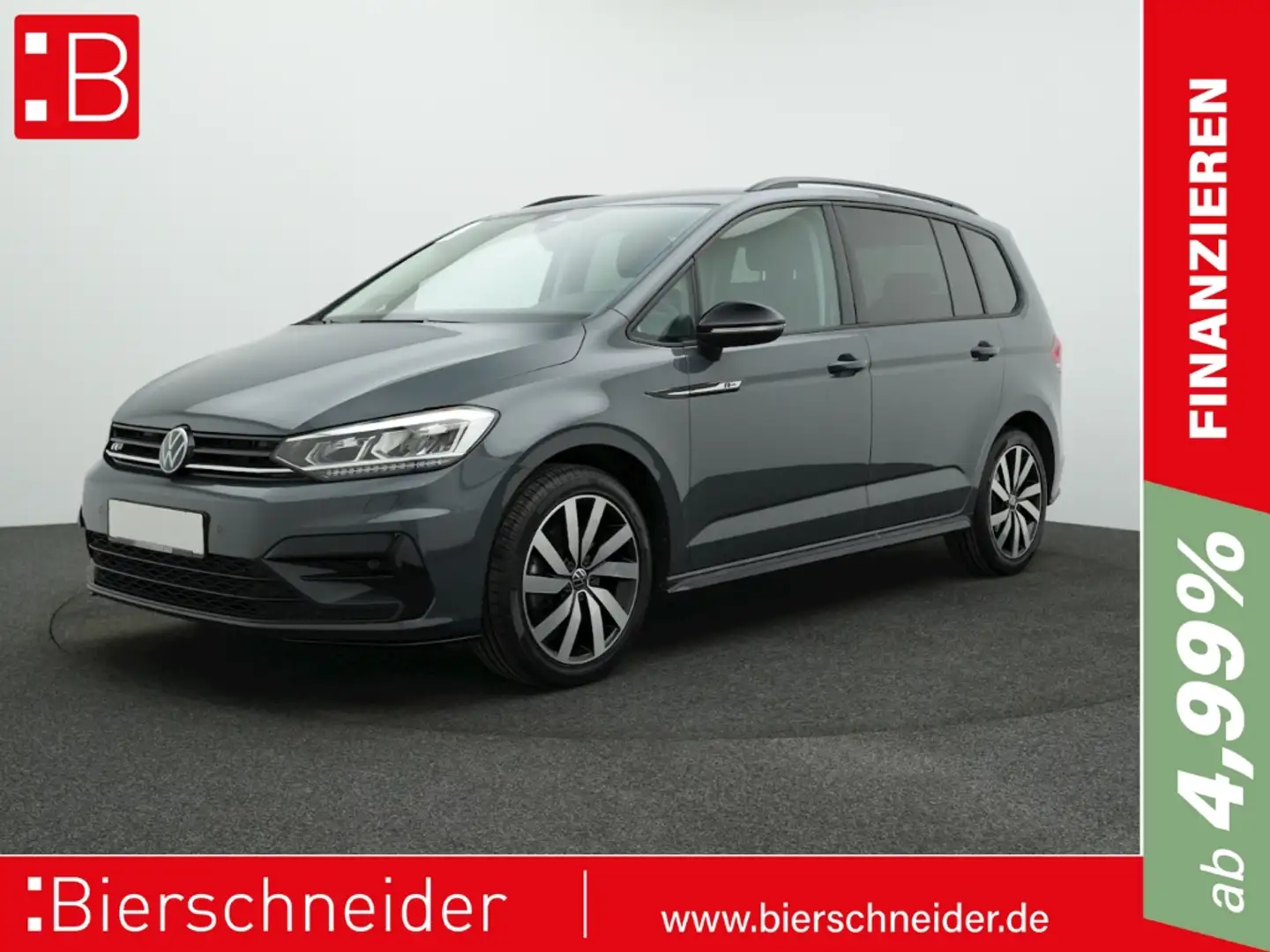Volkswagen Touran 2.0 TDI DSG Highline R-Line BLACK STYLE KAMERA ALU Grau - 1