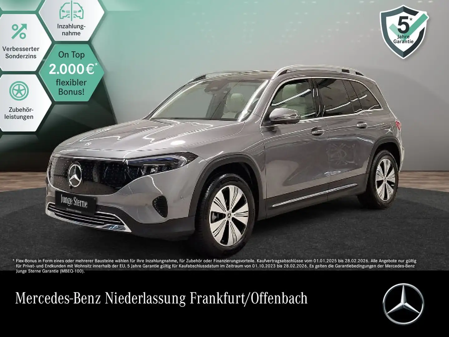 Mercedes-Benz EQB 350 4M PROG+ADVANCED+PANO+360+MEMORY+SPUR Gris - 1