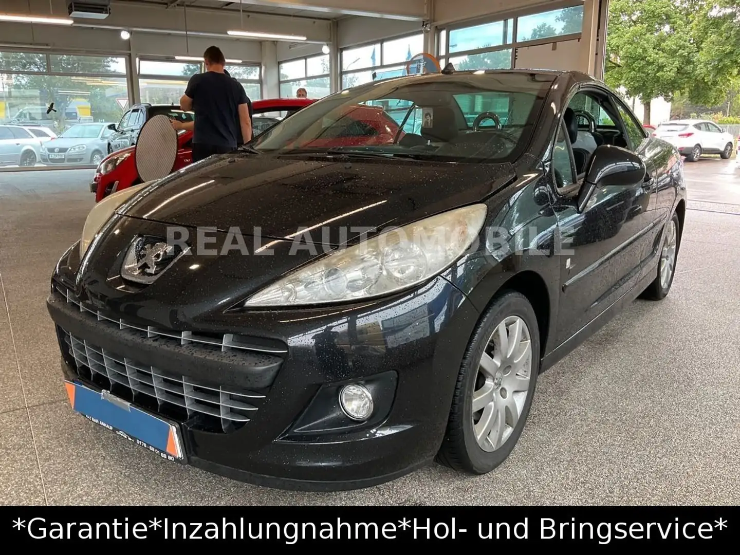Peugeot 207 CC Cabrio-Coupe Platinum *TÜV NEU*SCHECKHEFT Negro - 1