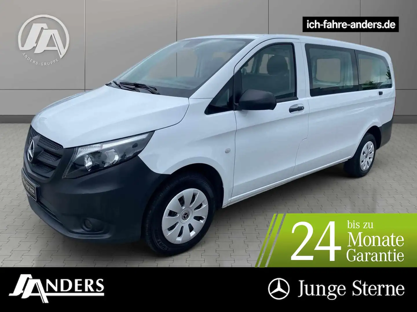 Mercedes-Benz Vito 114 Kasten Lang Klima*AUT*Tempomat*3-Sit Weiß - 1