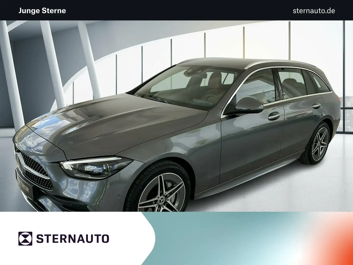 Mercedes-Benz C 300 C 300 4M AMG Line/Distronic/Kamera/Digital/MBUX Grigio - 1