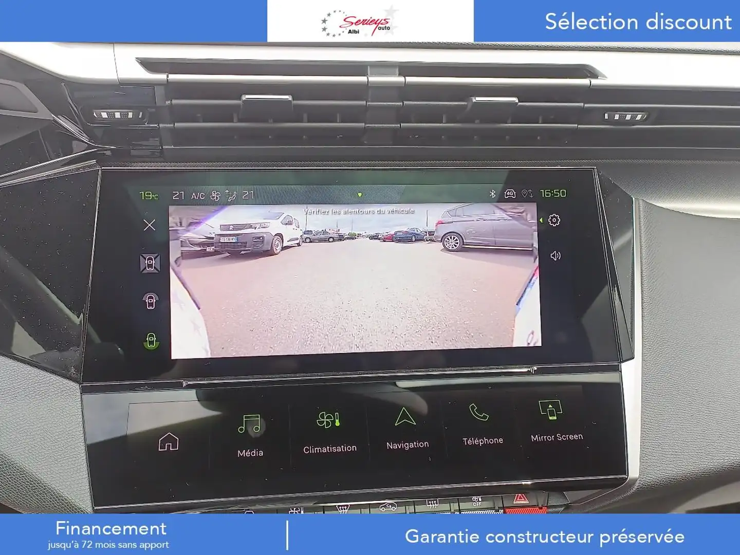 Peugeot 308 GT BlueHDI 130 EAT8 TOIT PANO+PK VISION 360+DRIVE ASSIT PLUS+JA18 PORTLAND+HIFI FOCAL Blanc - 2