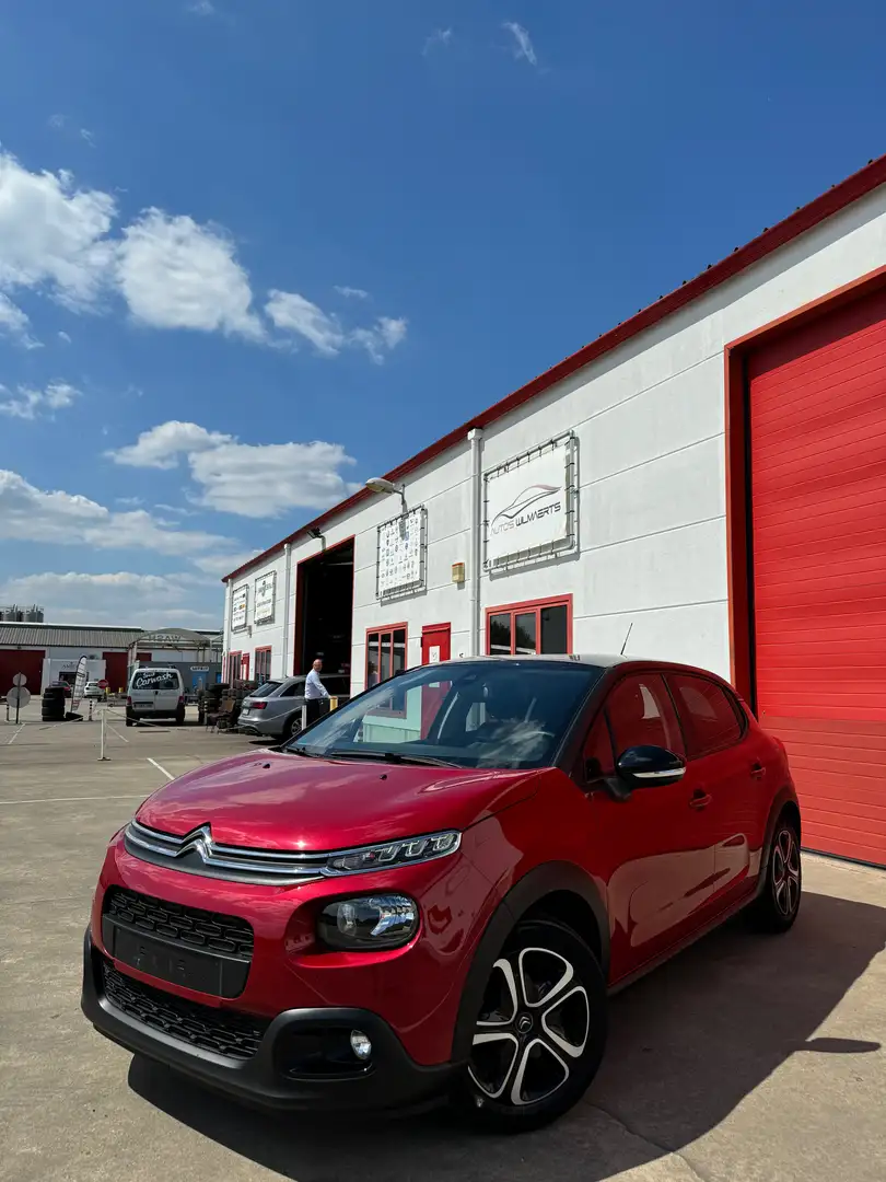 Citroen C3 2019 1.2i 39000km led/navi/applcrpy/dab/pdc Rouge - 1