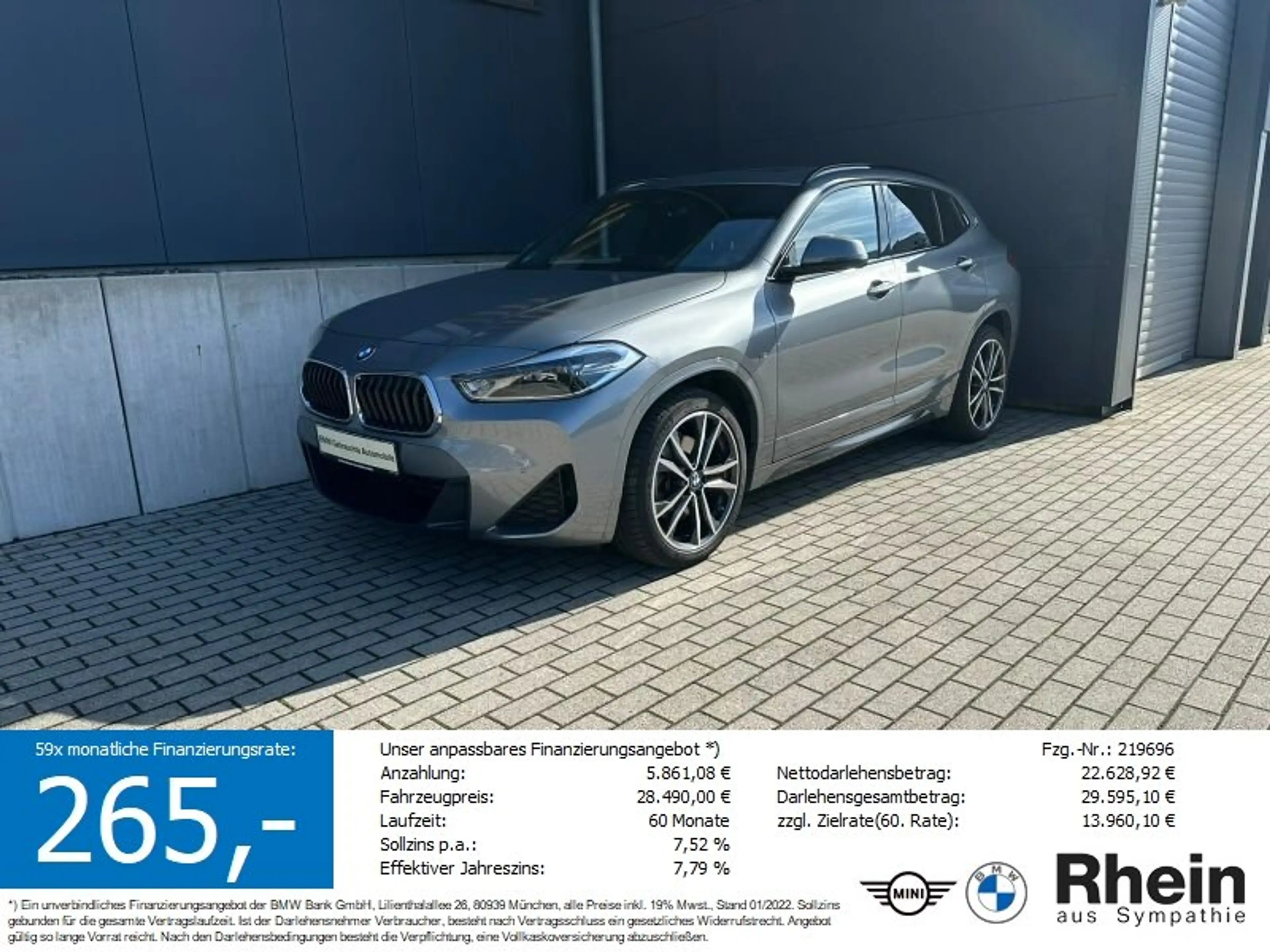 BMW X2 sDrive20d SAG M Sport LED/NAV+/HUD/PANO/CAM — photo 2
