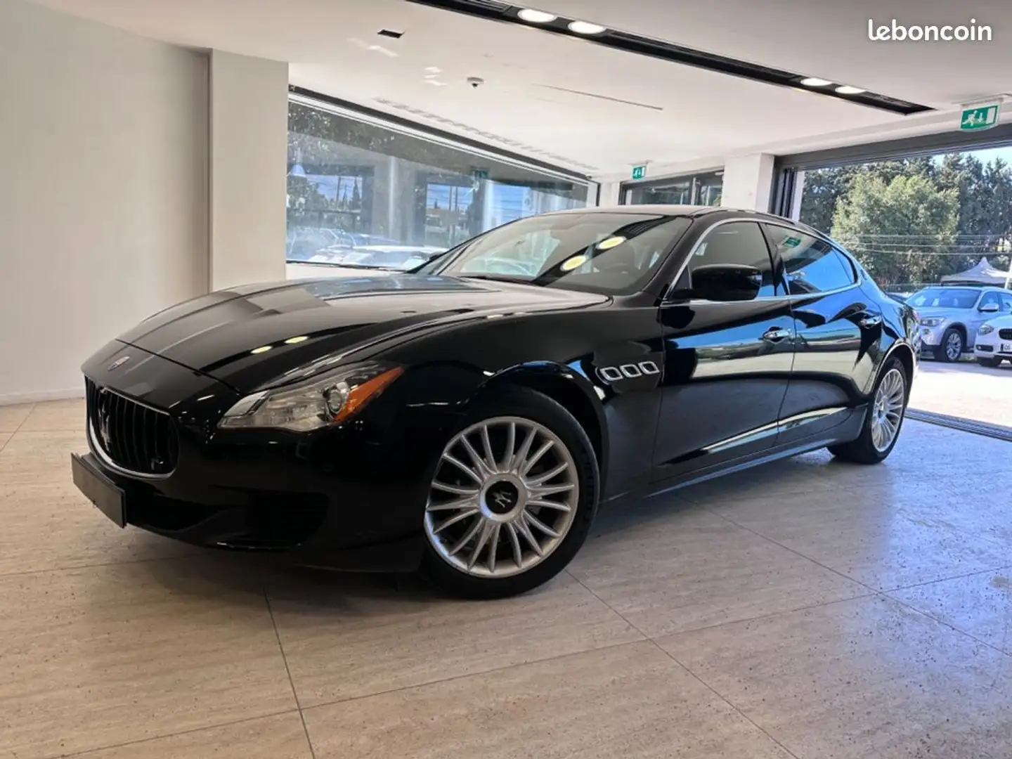 Maserati Quattroporte V6 3.0 Bi-Turbo 410 S A Garantie 12 mois dans le réseau Constructeur Negro - 1
