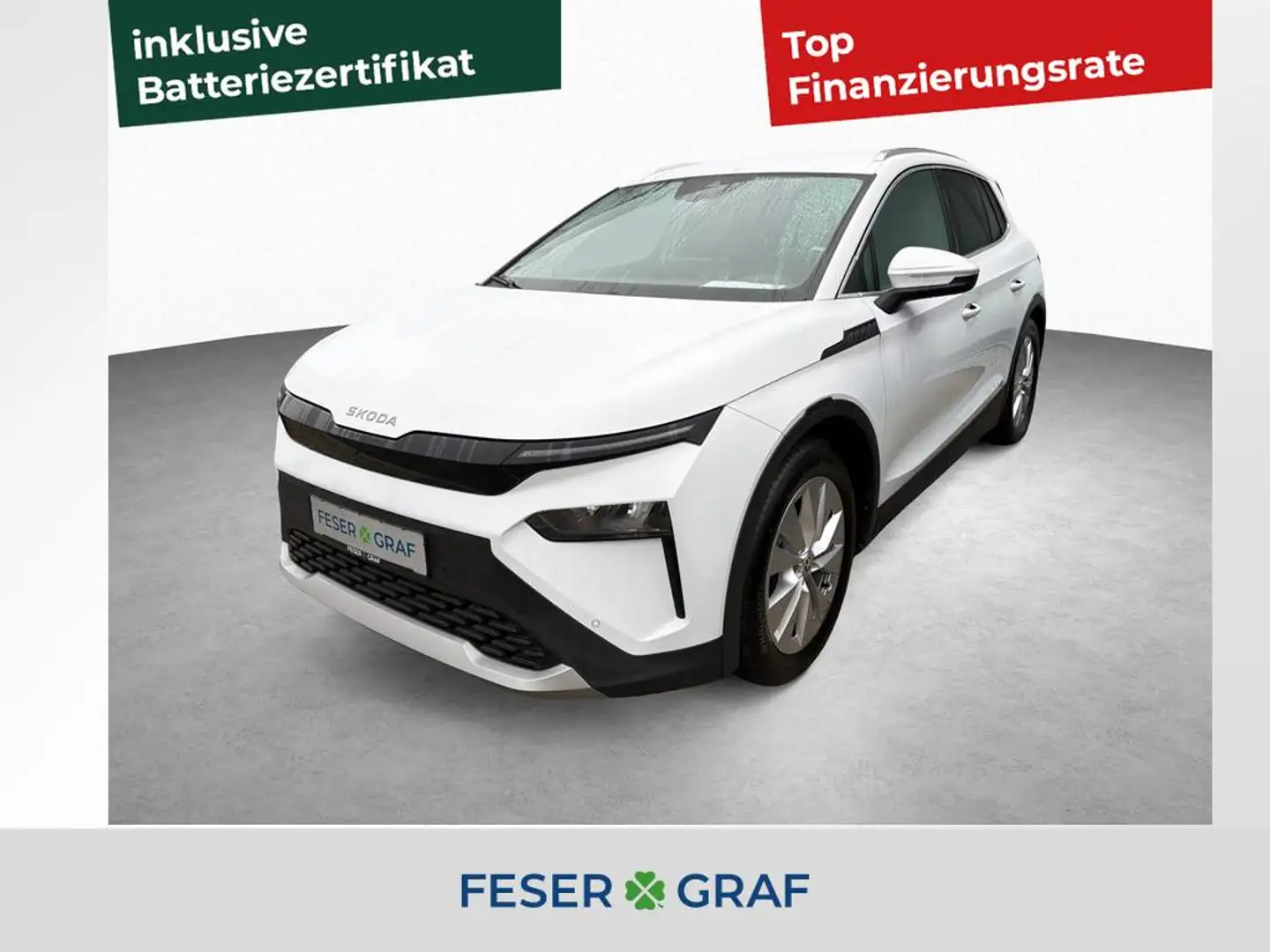 Skoda Elroq 85 82 kWh Batteire 210kW *KAMERA*NAVI*ACC* Blanco - 1