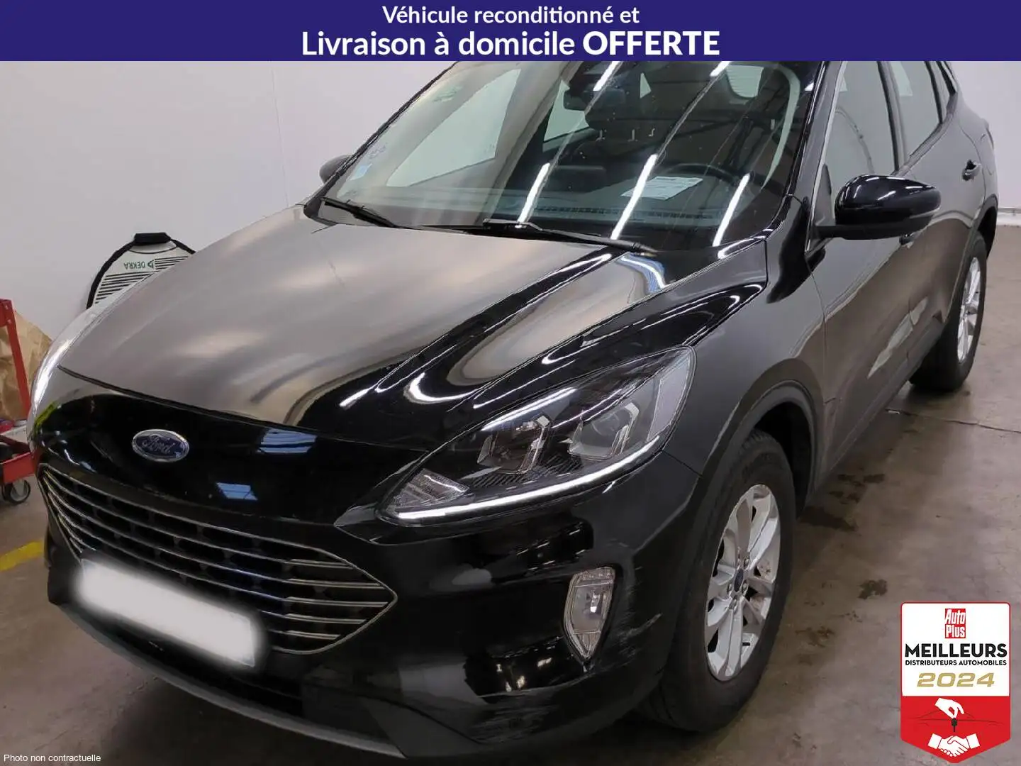 Ford Kuga Duratec 190 FlexiFuel FHEV E85 Powershift Titanium Schwarz - 1