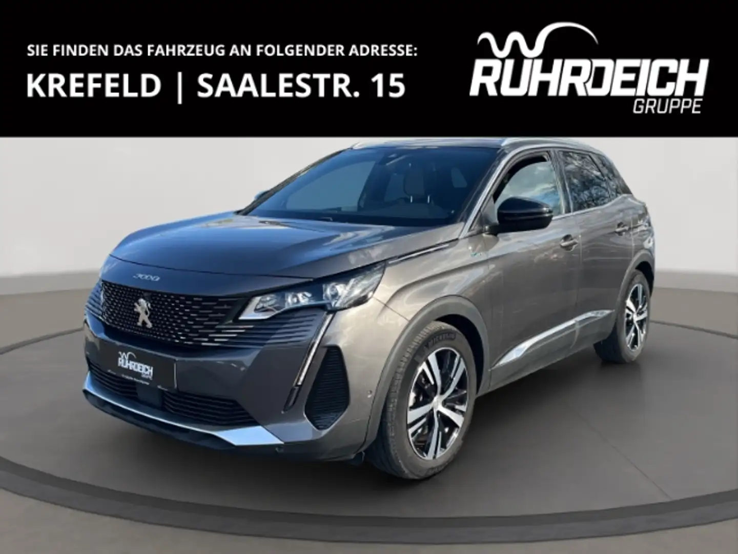 Peugeot 3008 Hybrid 225 GT 1.6 Plug-In KAMERA PDC NAVI ACC Gris - 1