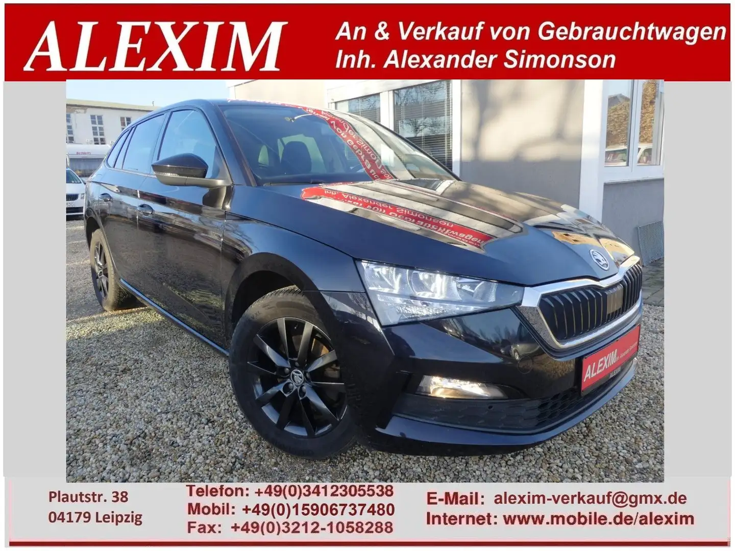 Skoda Scala 1.6 TDI Ambition/LED/KeylessGo/CarPlay Schwarz - 1