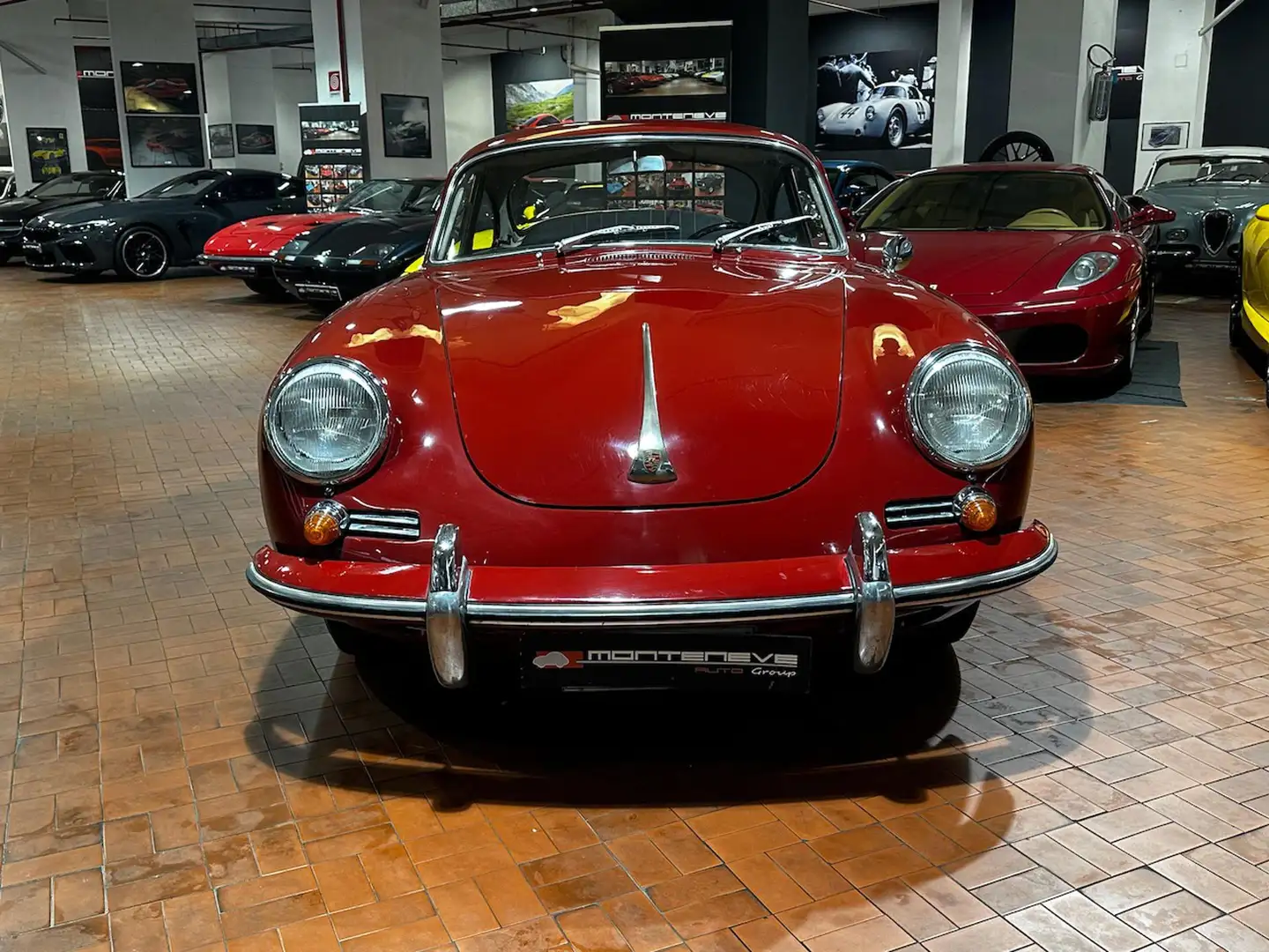 Porsche 356 SC MATCHING NUMBER - CONSERVATA-ITALIANA Rosso - 2