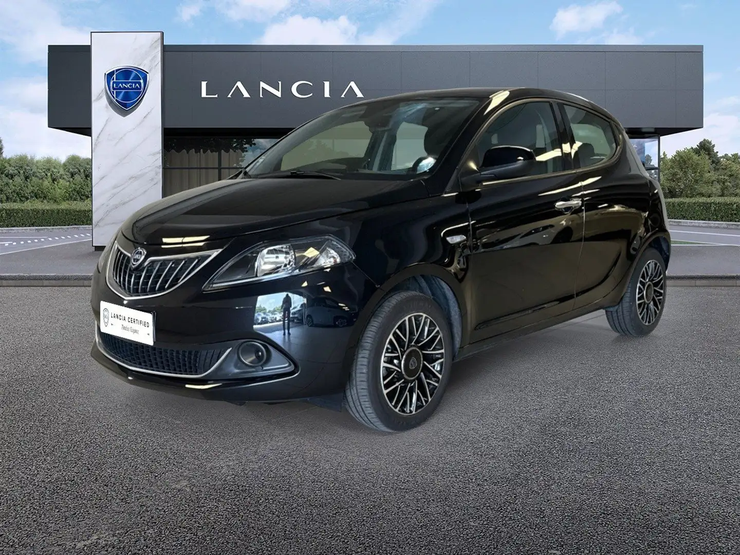 Lancia Ypsilon 1.0 FireFly 70cv Hybrid Platino Nero - 1