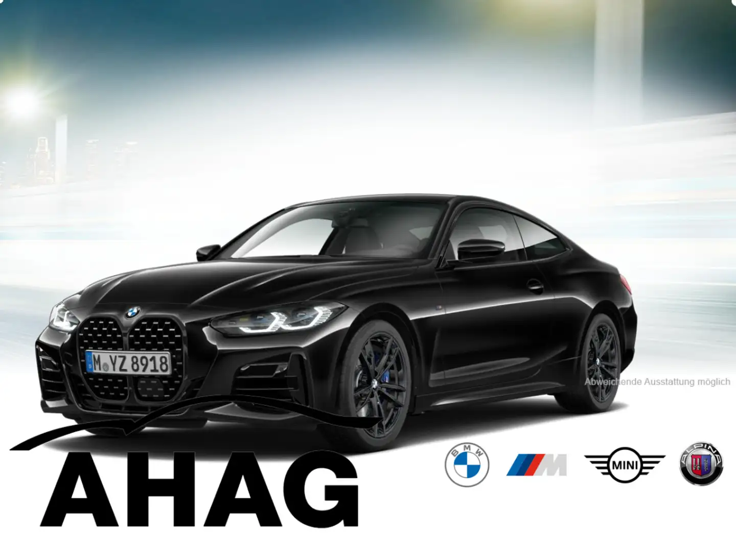 BMW 440 M440i xDrive Coupe Sport Aut. Klimaaut. RFT Schwarz - 2
