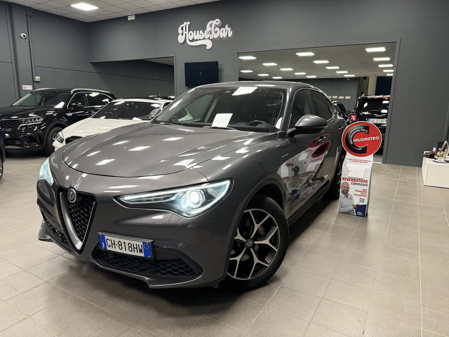 Alfa Romeo Stelvio 2.2 t L Q4 190cv auto SUPER Grigio - 1