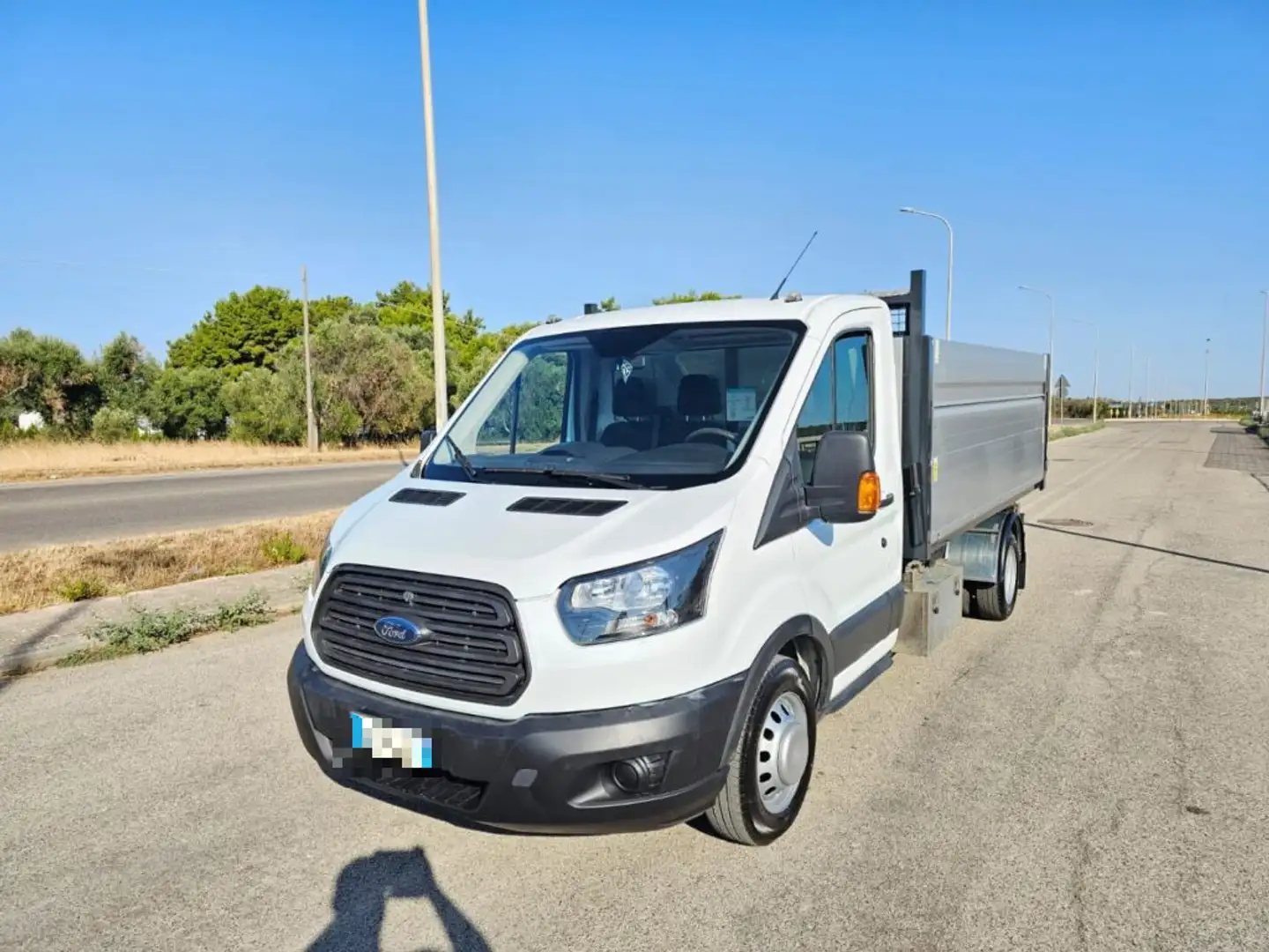 Ford Transit 350 2.0TDCi EcoBlue 130CV CASSONE RIBALTABILE Bianco - 2