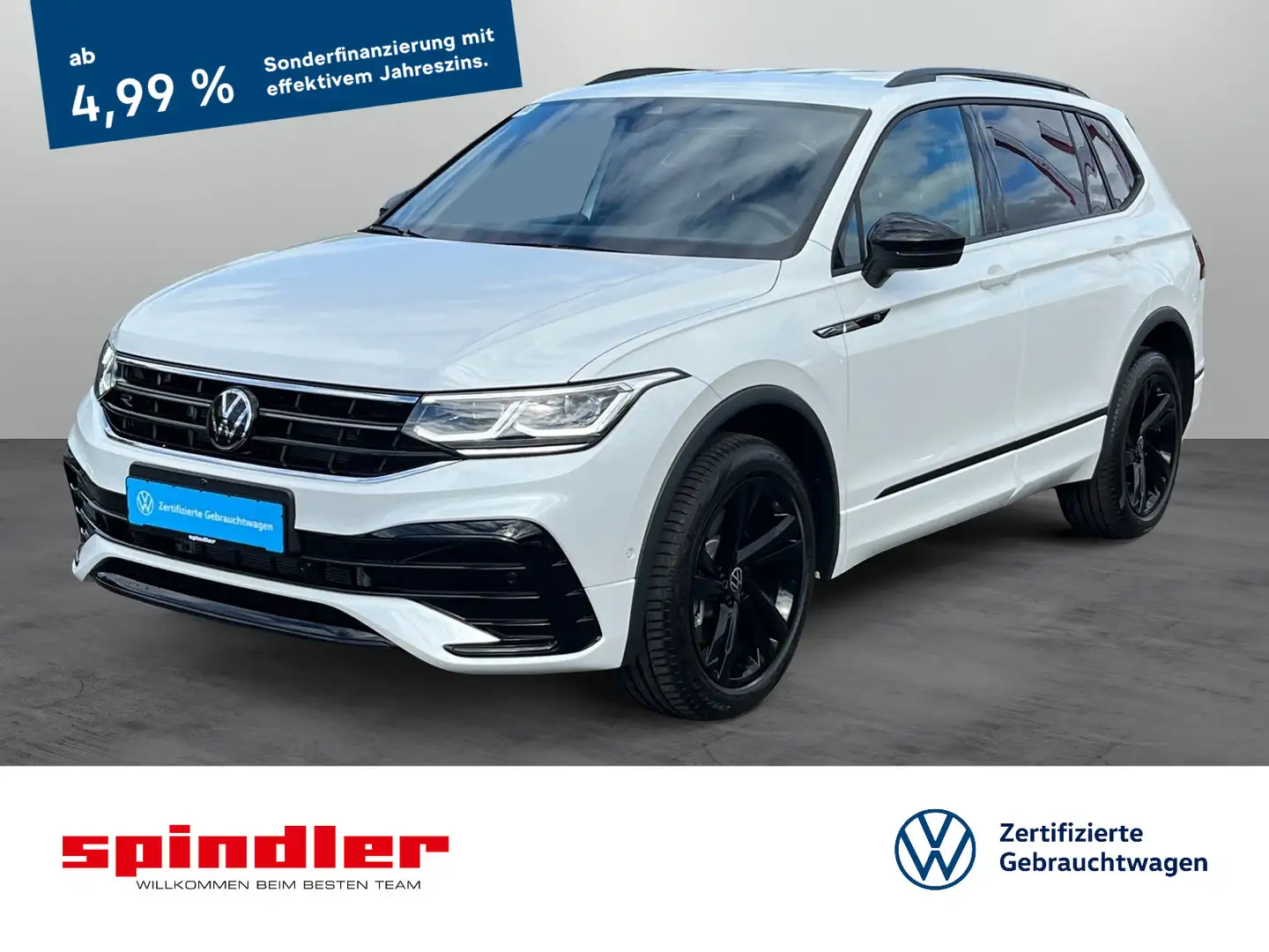 Volkswagen Tiguan Allspace R-Line 2.0TDI 4M DSG/ Matrix,AHK Weiß - 1