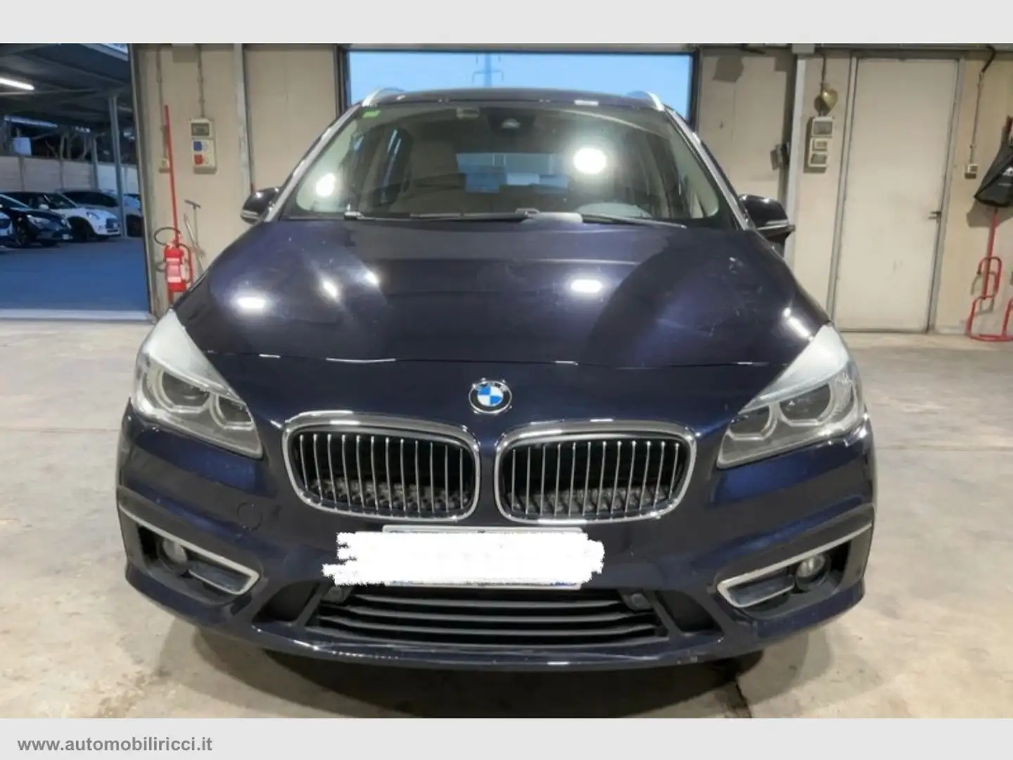 BMW 216 216d Gran Tourer Luxury 7 POSTI Bleu - 2