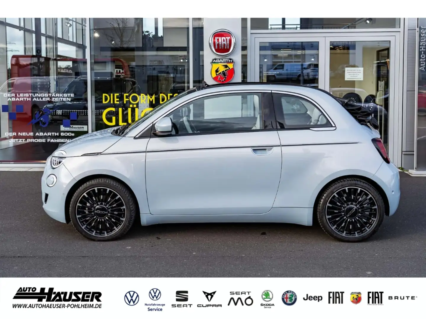 Fiat 500e Cabrio la Prima by Bocelli 42 kWh NAVI KAMERA ACC Mavi - 2