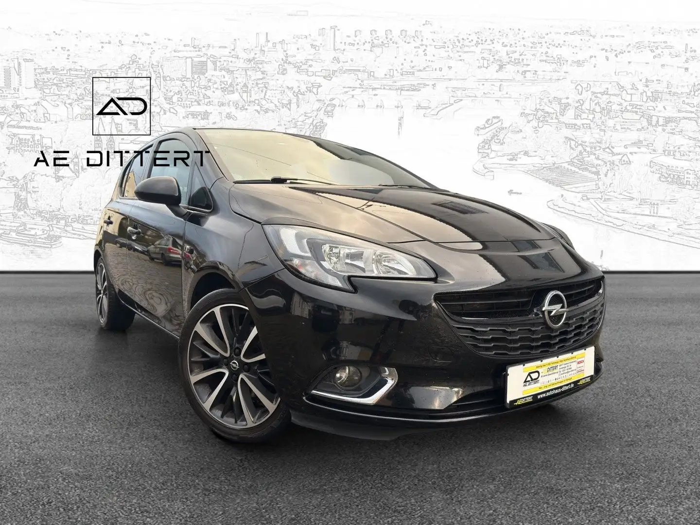 Opel Corsa E Color Edition Design Line+Carplay+Shz+ Noir - 1