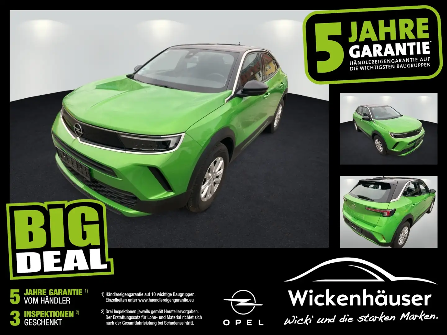 Opel Mokka 1.2 Turbo Scheinwerfer LED, Klimaanlage Grün - 1
