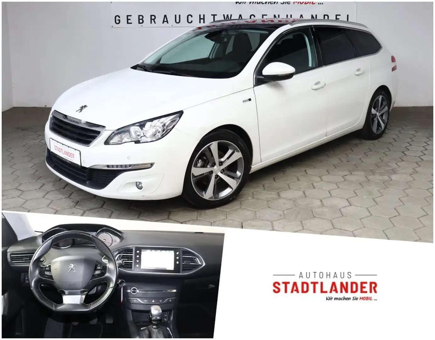 Peugeot 308 SW Style PANO*NAVI*KAMERA*SHZ Weiß - 1