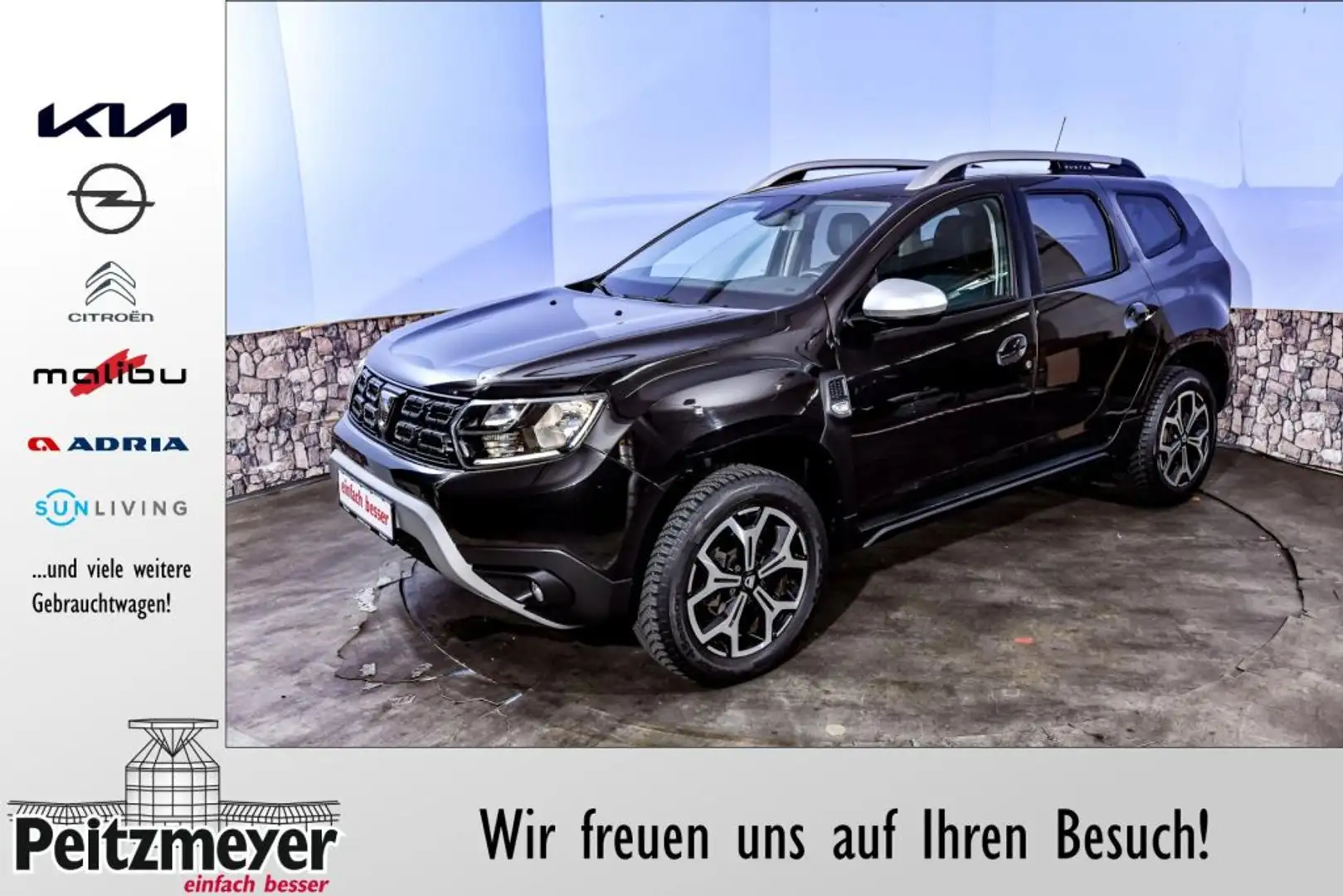 Dacia Duster SCe 115 2WD Prestige Schwarz - 1