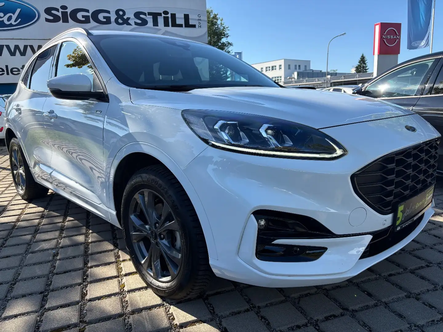 Ford Kuga 2.5 PHEV ST-Line LED*HUD*NAV*4xSHZ*CAM*EL-KLAPPE Blanc - 2