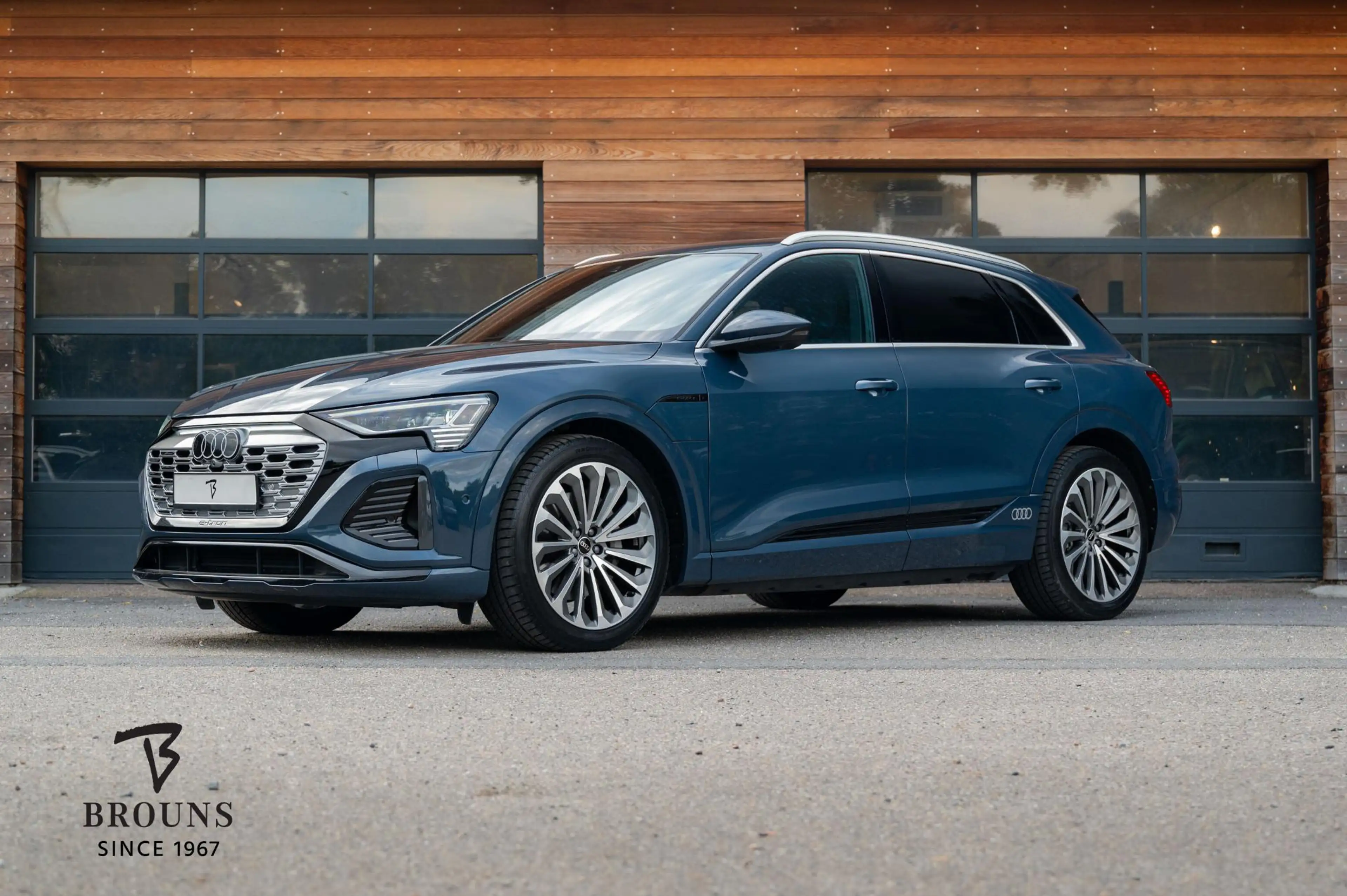 Audi Q8 e-tron 55 quattro S-Line |98,6%|ACC|360|HUD|Luchtvering