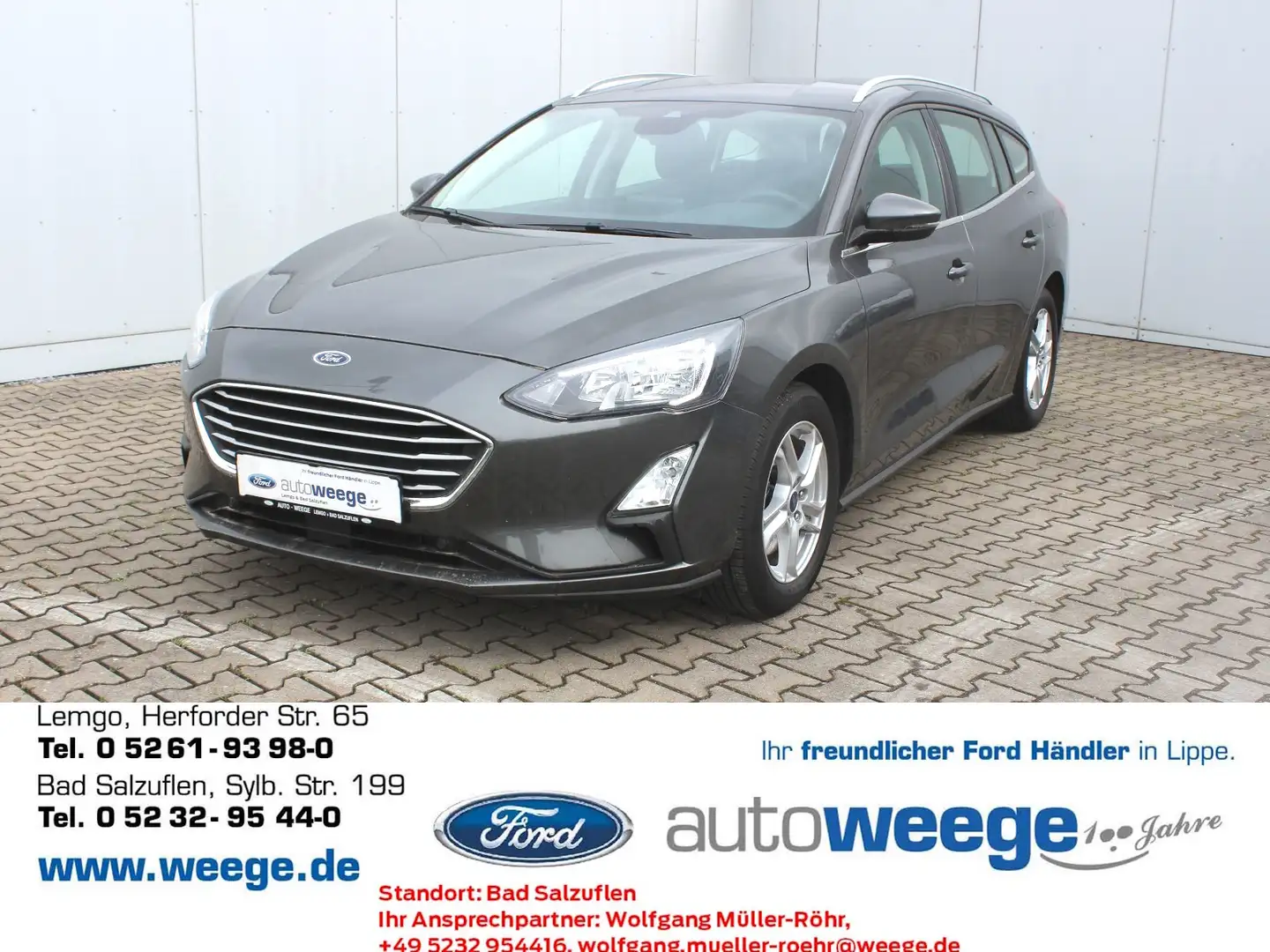 Ford Focus Cool & Connect 1,5 EcoBlue Start/Stopp Grijs - 1