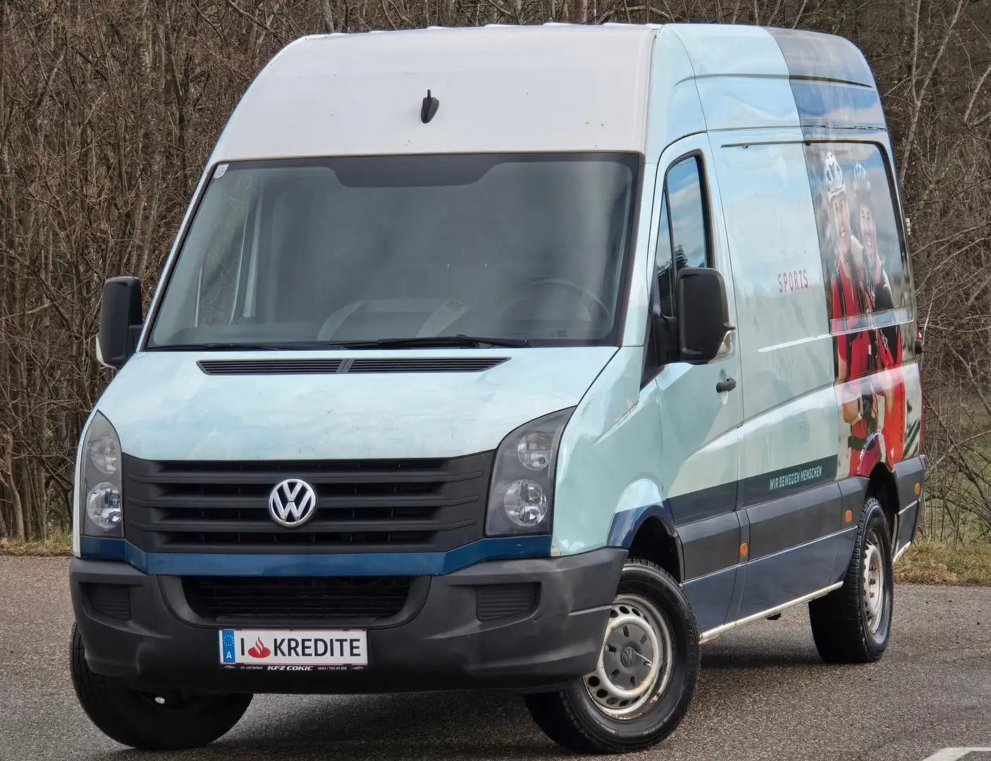 Volkswagen Crafter Hochdach*Top*Kredit*Hebebühne*Wenig KM* Klima* Weiß - 1