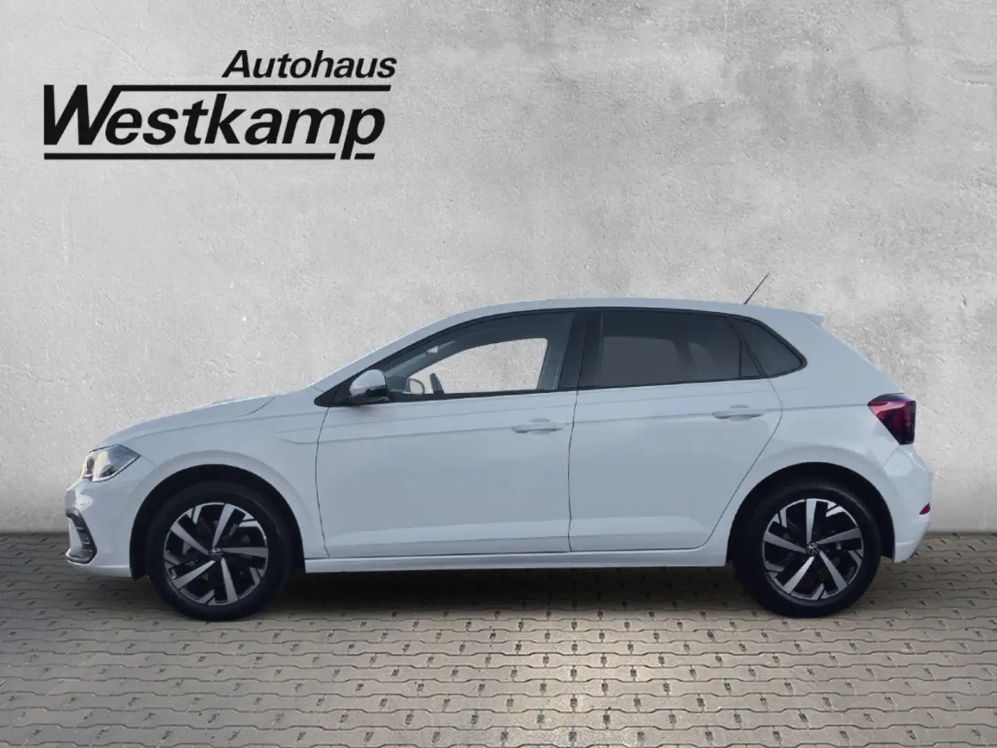 Volkswagen Polo Life 1,0 TSI DSG Anh.Kpl. Led Navi Weiß - 2
