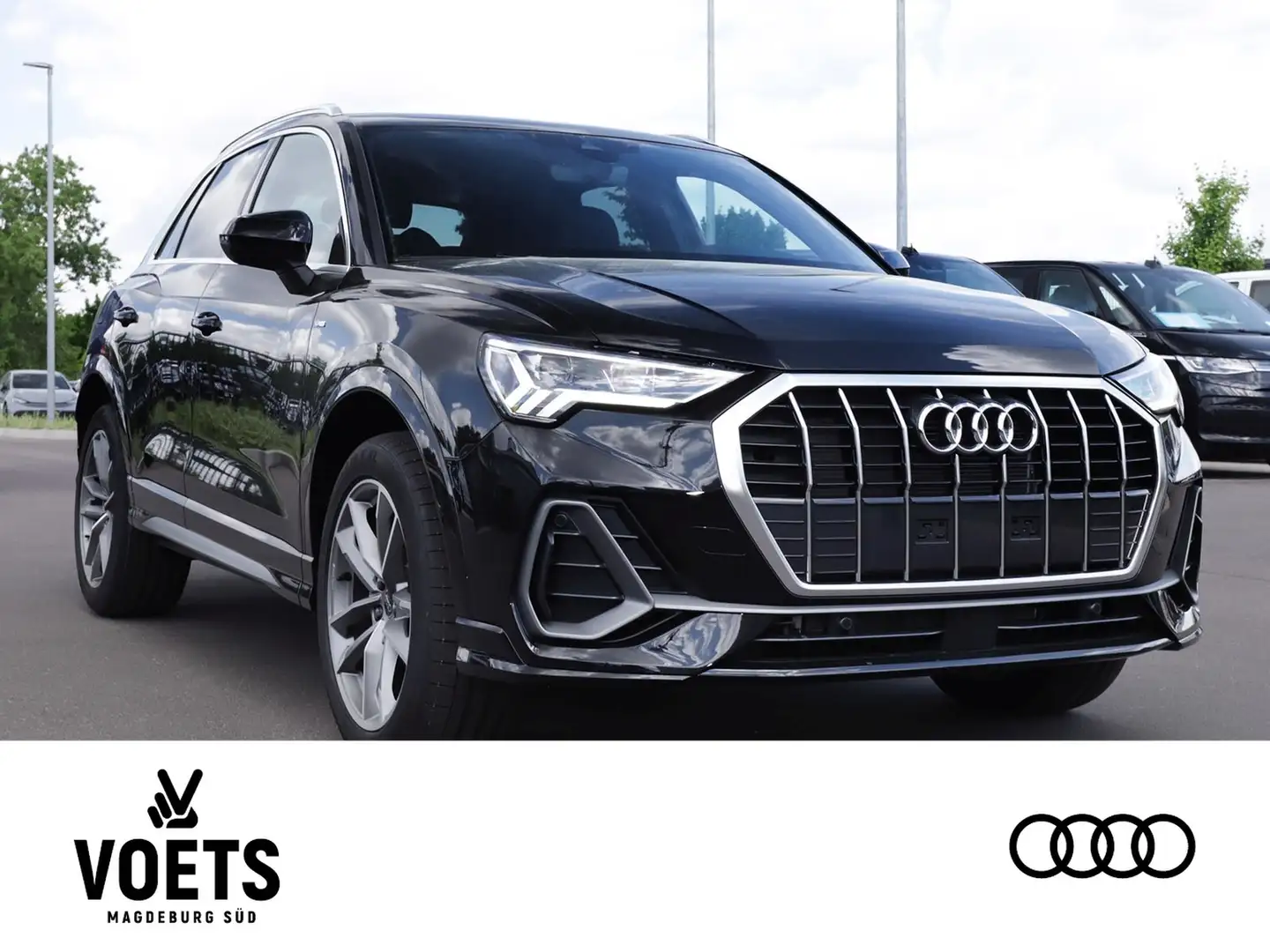 Audi Q3 S line 35 TDI (150) PS AHK+19ZOLL+ACC Schwarz - 2