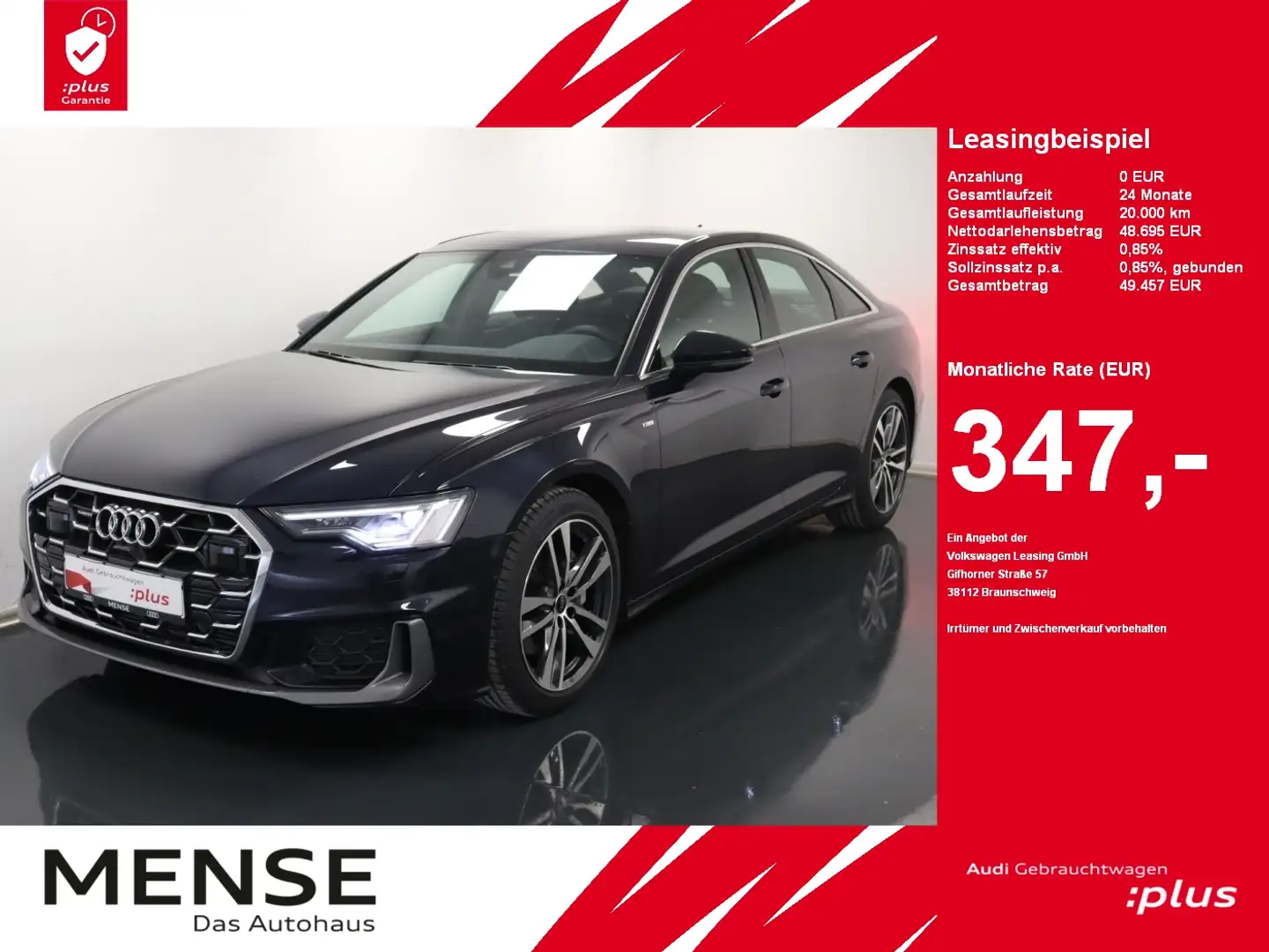 Audi A6 45 TFSI quattro S tronic S line |Matrix|ACC Blau - 1