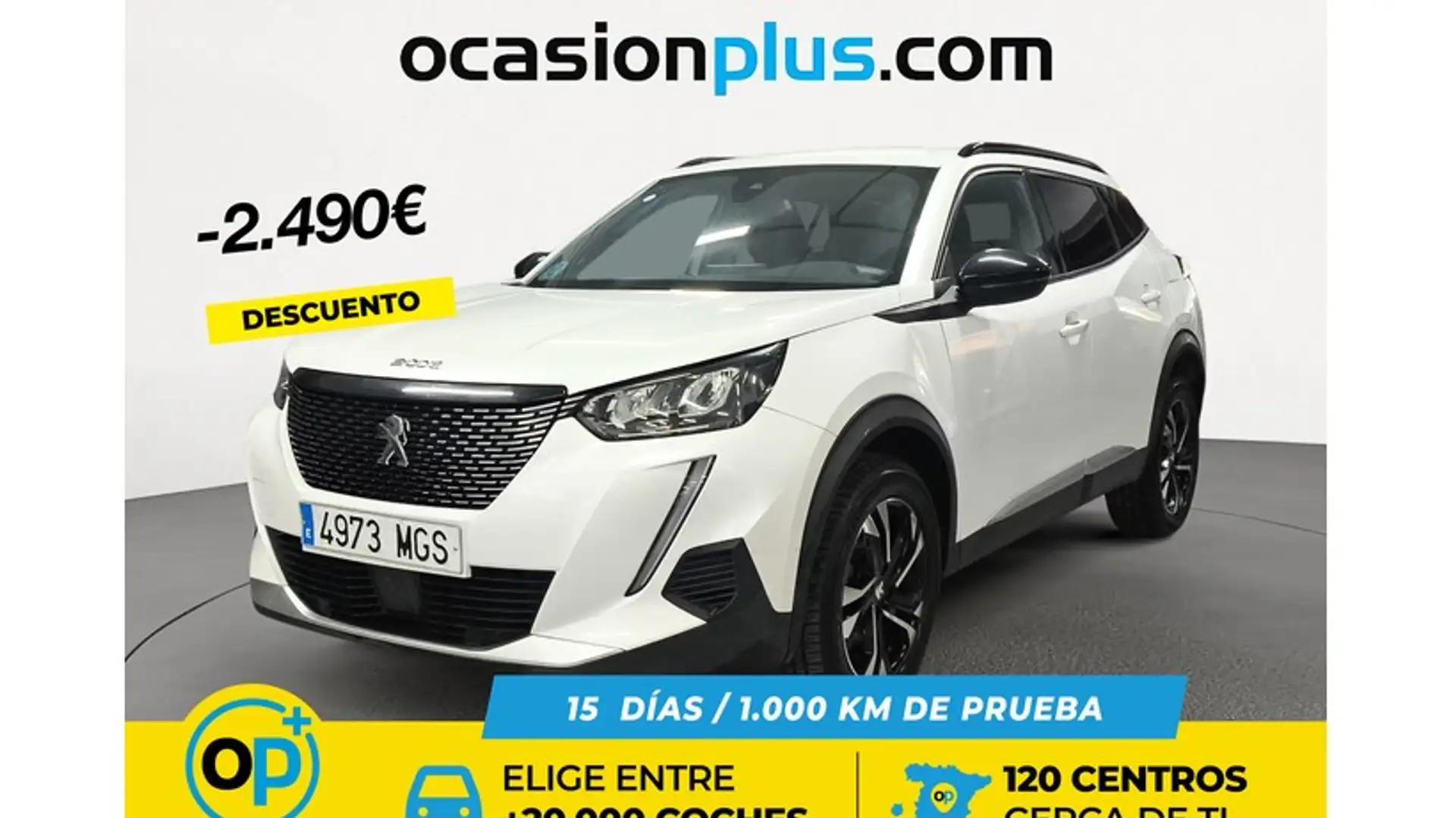 Peugeot 2008 1.2 PureTech S&S Allure Pack 130 Blanc - 1