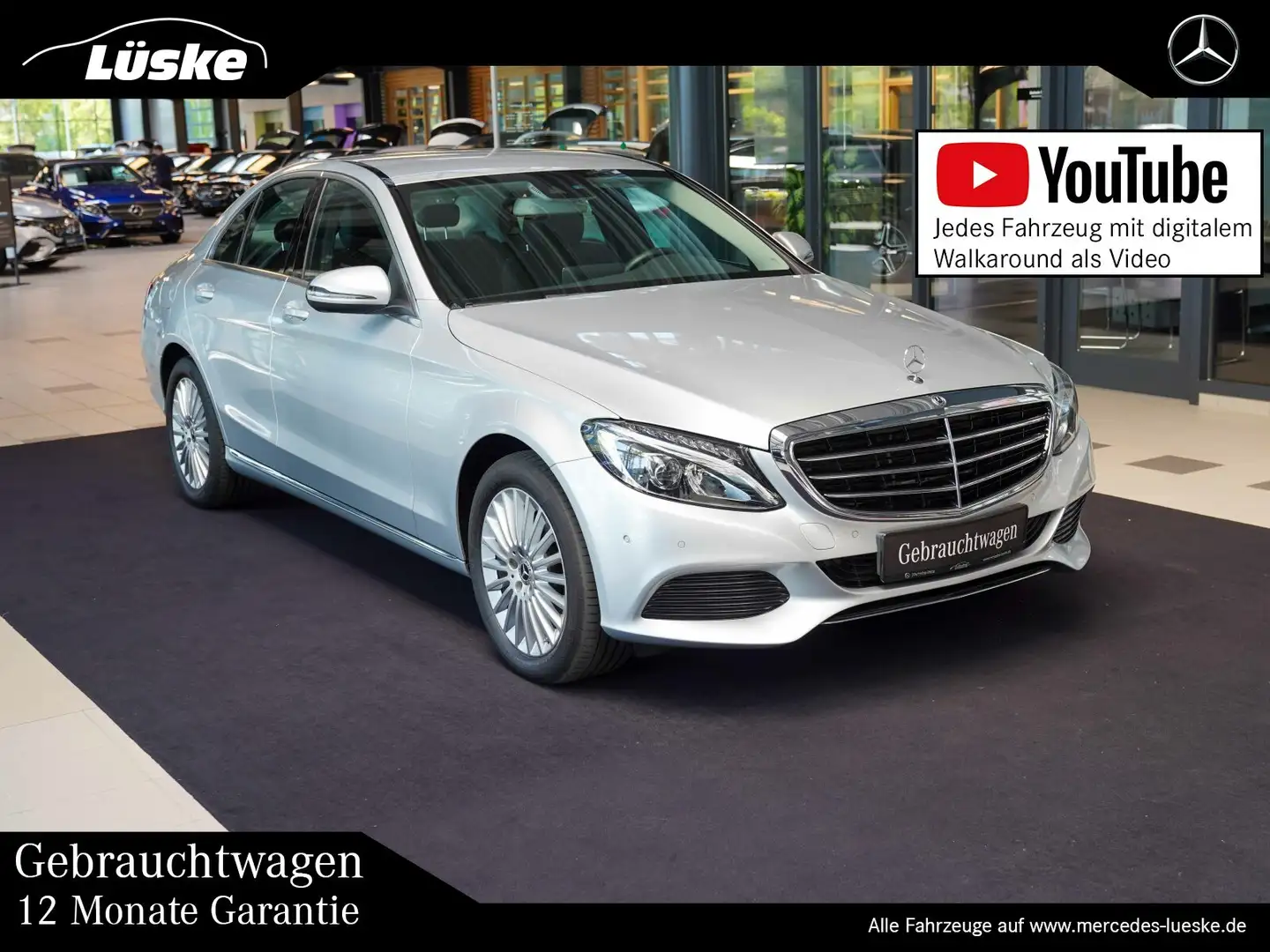 Mercedes-Benz C 220 C 220 d EXCLUSIVE COMAND Ambientebeleuchtung LED srebrna - 1