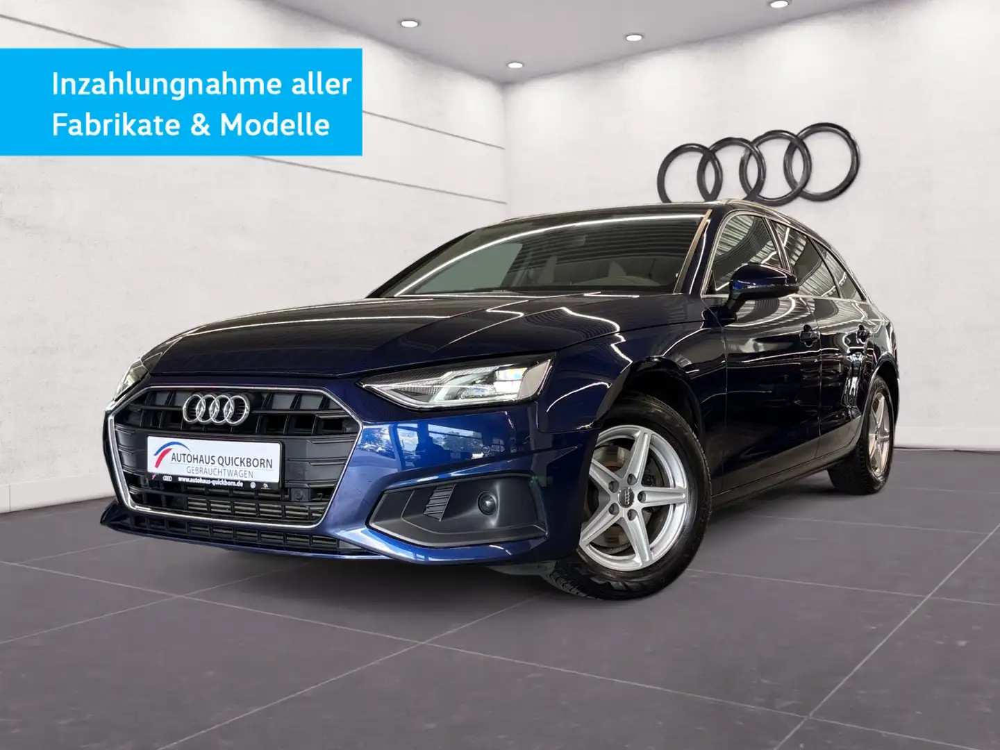 Audi A4 Avant 35 TFSI S tronic AHK LEDER NAVI KAMERA Blauw - 2