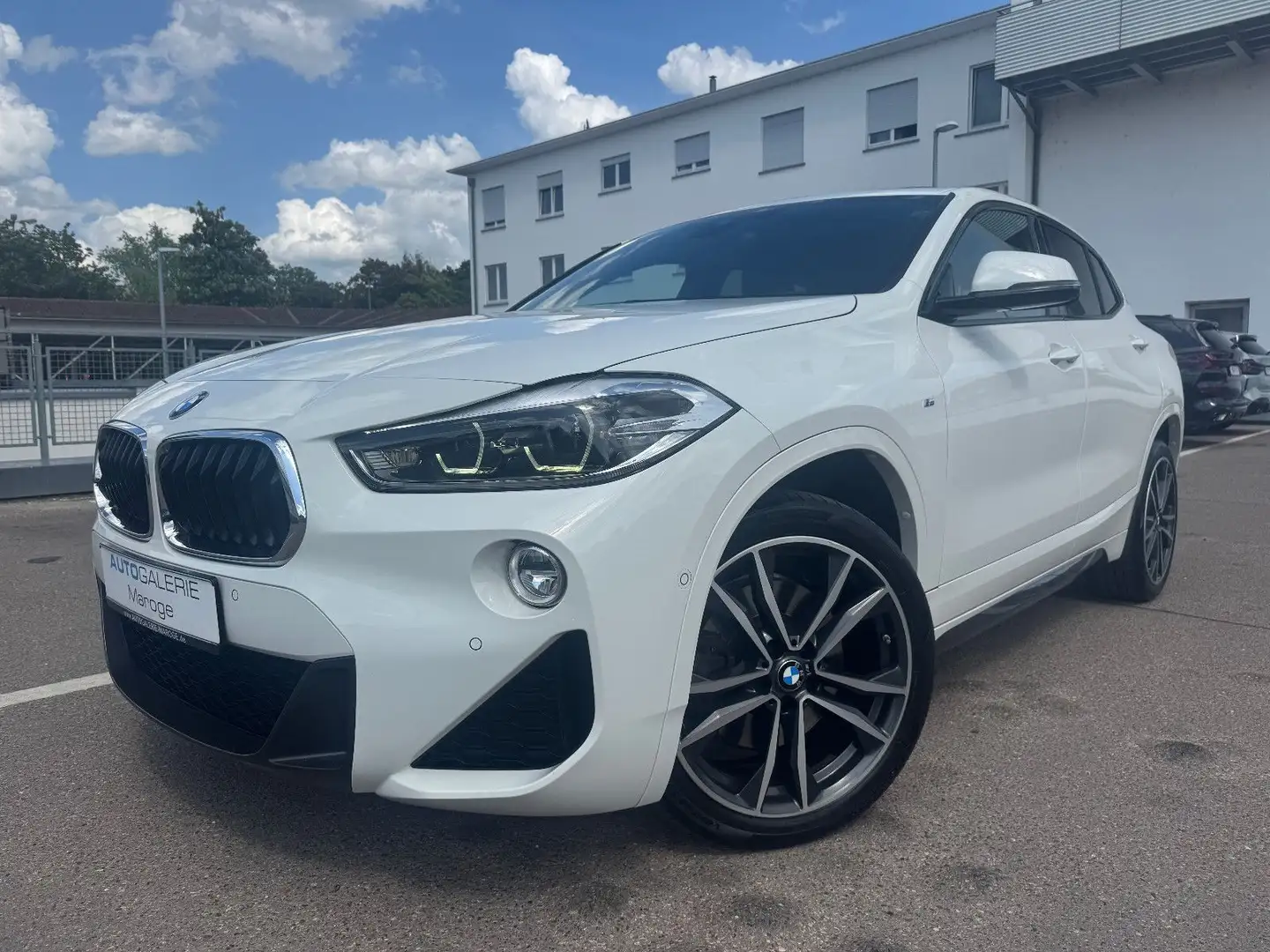 BMW X2 xD 20 d M Sport PANO/HUD/NAVI+/KAMERA/ALU Blanc - 1