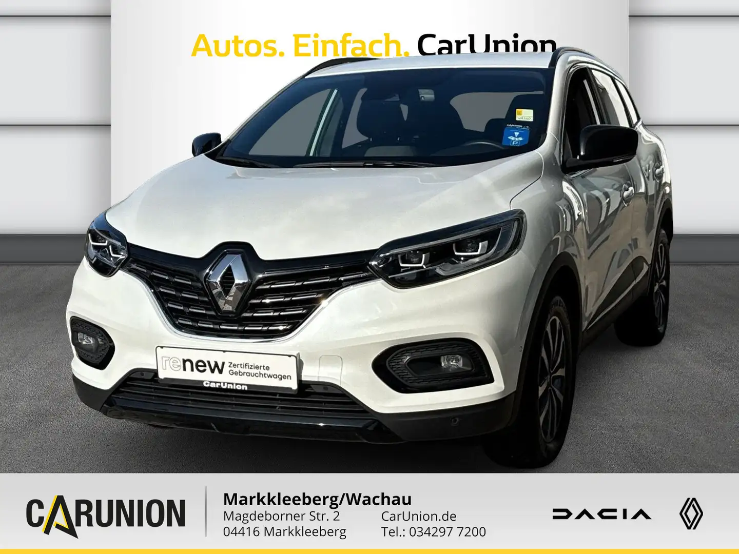 Renault Kadjar Black Edition TCE 140 Navi*Rückfahrkamera Weiß - 1