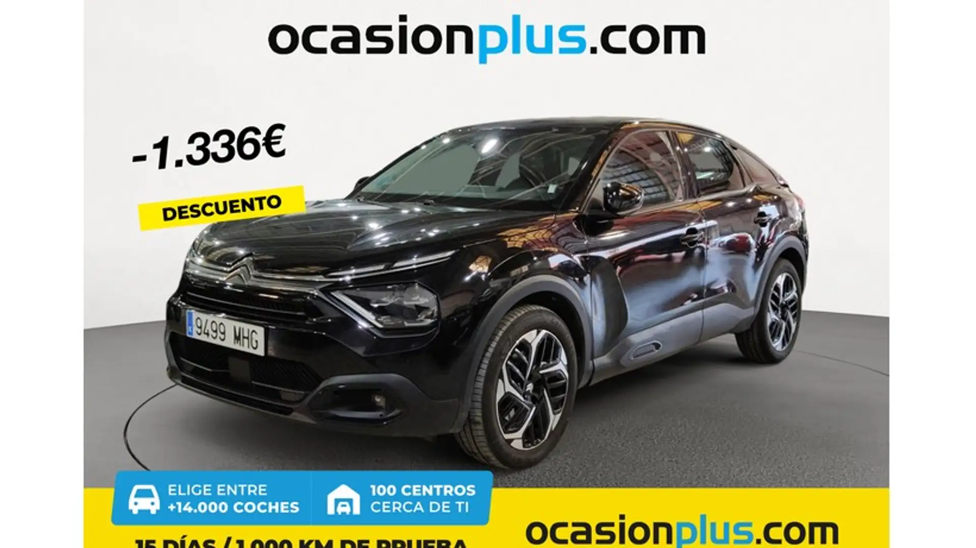 Citroen C4 1.2 PureTech Feel Pack S&S 130 Zwart - 1