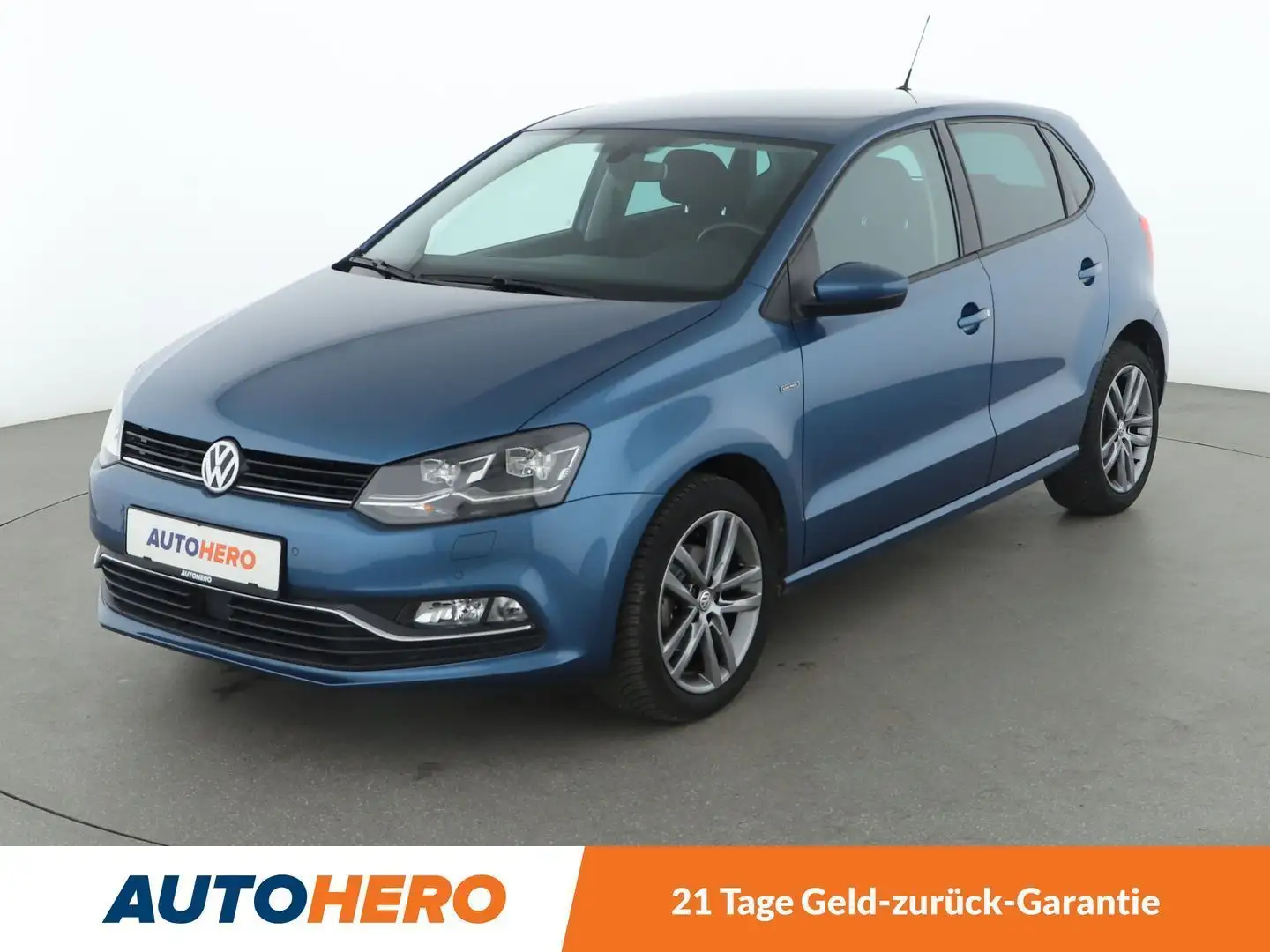 Volkswagen Polo 1.2 TSI Lounge BMT Aut.*LED*ACC*PDC*KLIMA* Blau - 1