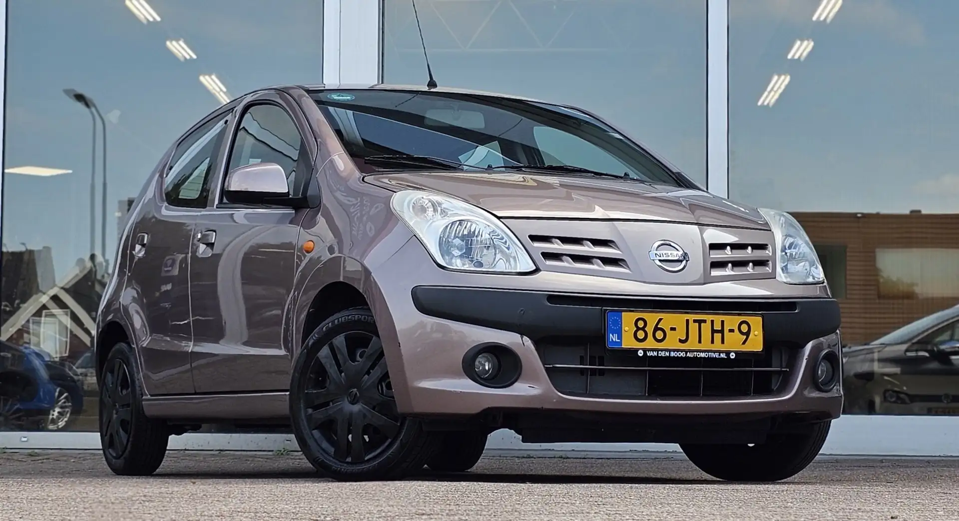 Nissan Pixo 1.0 Acenta Airco 100% Onderhouden 5-Drs APK 05-09- Beige - 2