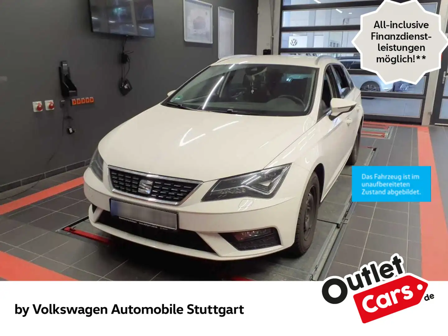 SEAT Leon ST 1.4 TSI 92 kW Weiß - 1