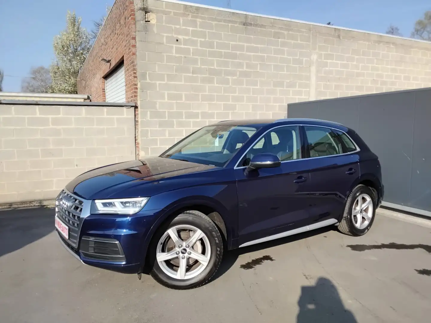 Audi Q5 Business Sport HYB+DIESEL AUTO LEDER FULL OPTIE Blau - 2