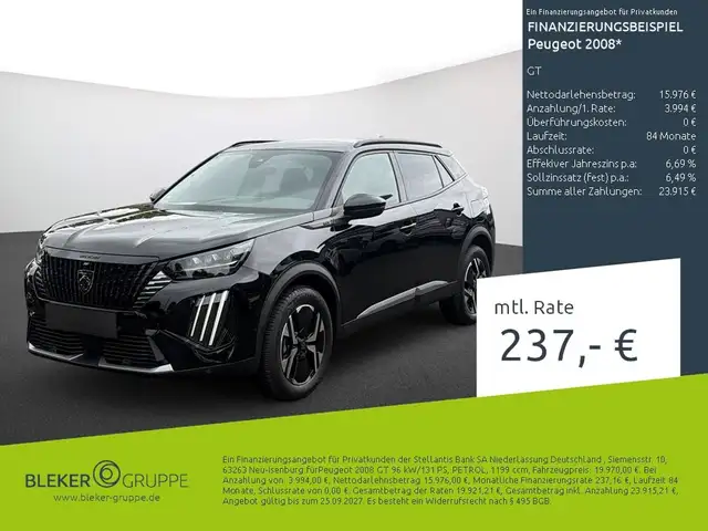 2024 Peugeot 2008 in Black for sale